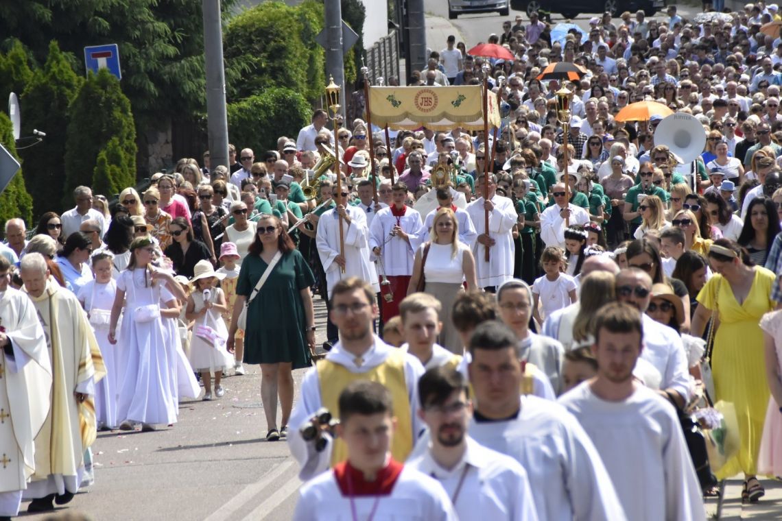 Boże Ciało kolejność procesji i trasa