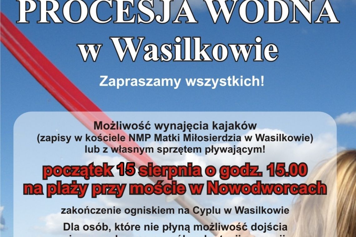 Procesja Wodna 15 sierpnia 2024 - zapowiedź